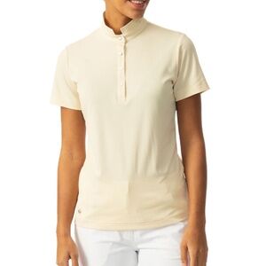 Daily Sports Macaron Yellow Athletic Golf Polo Shirt NANCE - NWT